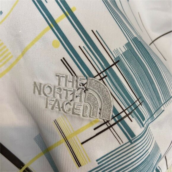 The North Face Womens White Yellow Teal Recco Snowboard Ski Jacket Size M - Picture 10 of 16